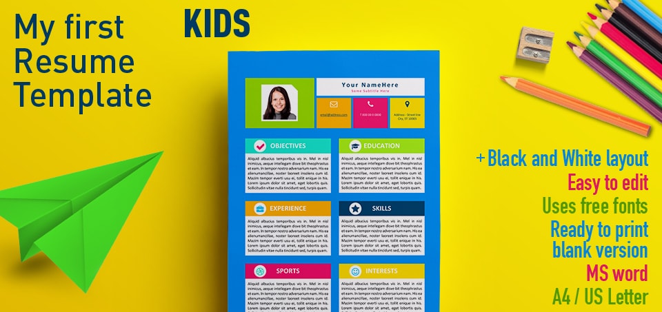 15 Teenage Resume Templates Pdf Doc Free Premium