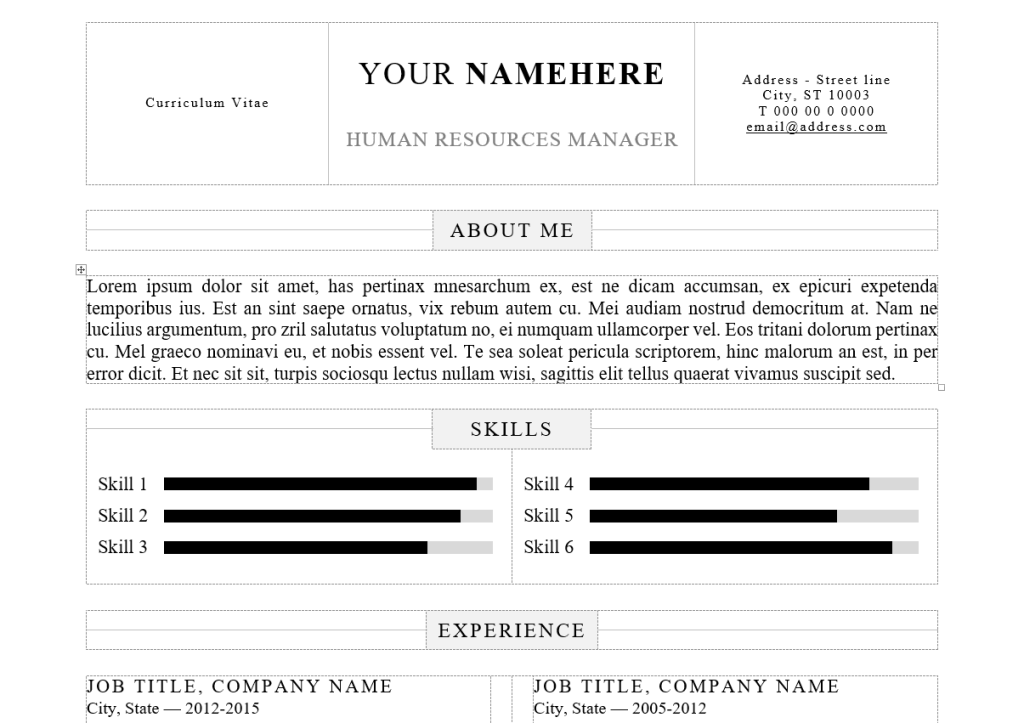 Kallio Simple Resume Word Template - Kallio Word Resume Template Formatted 1024x723 
