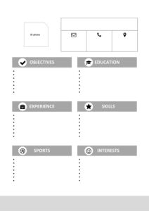 Resume Template for Kids Ready to print version