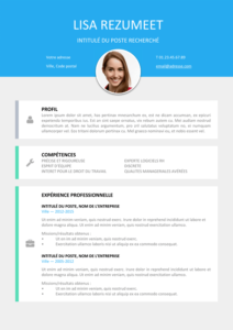 Le Marais - Modèle gratuit de Curriculum Vitae moderne - Page 1