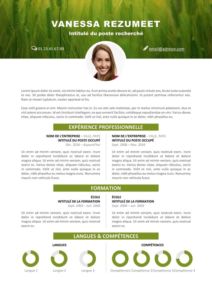 Vesterbro - Modèle gratuit de CV Nature - Champ d'orge