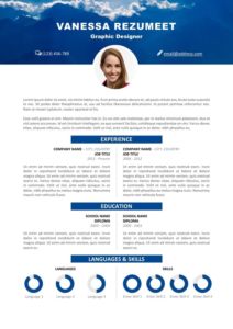 Vesterbro - Free Nature Resume Template - Mountains